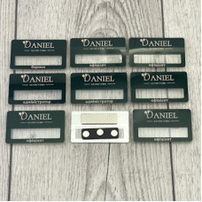 Бейджі з віконцем для імені для елітного ресторану Бейджі з віконцем для імені для елітного ресторану