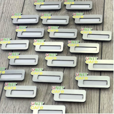 Бейдж пластиковий з віконцем під змінне ім'я для працівників кафе Бейдж пластиковий з віконцем під змінне ім'я для працівників кафе