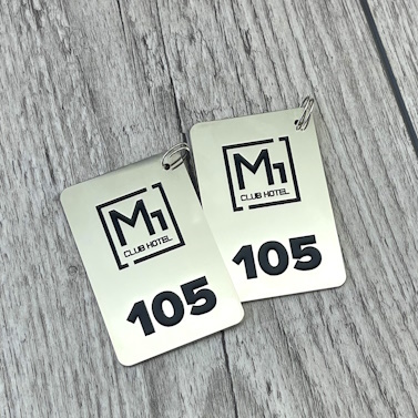 Брелоки з номером для клубу-готелю Брелоки з номером для клубу-готелю