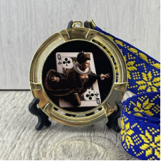 Медаль для ювілею з жетоном та стрічкою Медаль для ювілею з жетоном та стрічкою