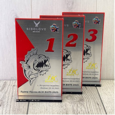 Нагорода акрилова для змагань з риболовлі "Піран'я"