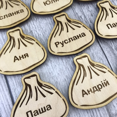 Бейджі дерев'яні Бейджі дерев'яні