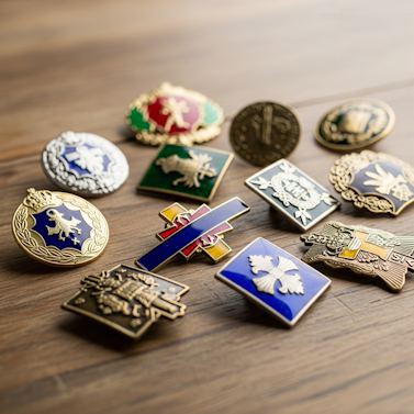 Металеві значки з хімічним травленням Металеві значки з хімічним травленням